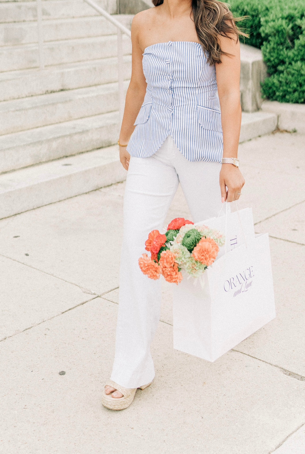 Sadie White Denim Pant